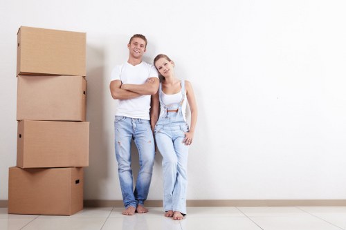 Commercial moving team planning an office relocation in Bickley