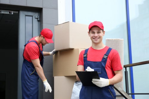 A professional office move team working in Bickley