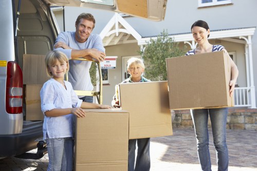 Packing and transporting household belongings for a Bickley move
