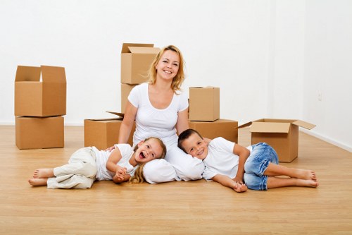 Local moving van for household items and furniture