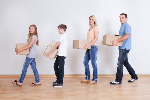 Professional movers handling family house contents in Bickley