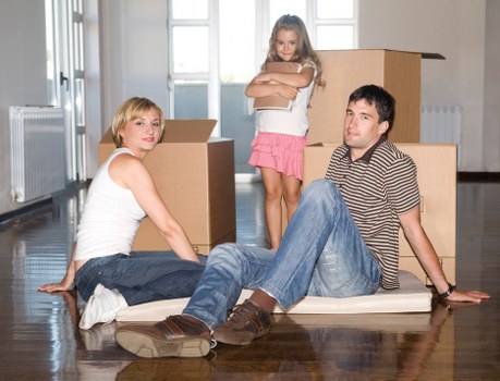 Packing and handling office furniture during a local relocation
